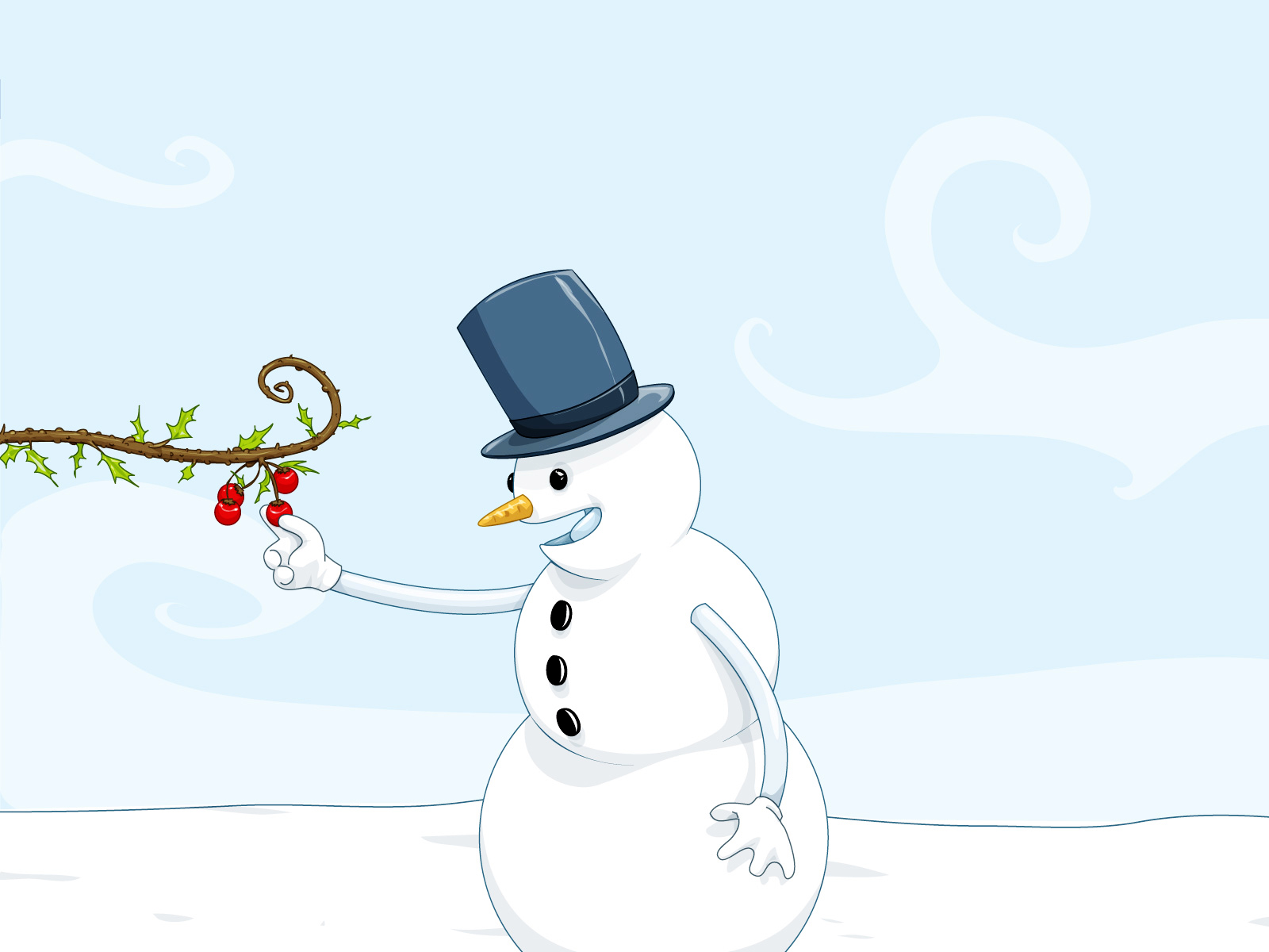 Cute Snowman Winter HD Wallpapers Desktop Wallpapers 1600x1200