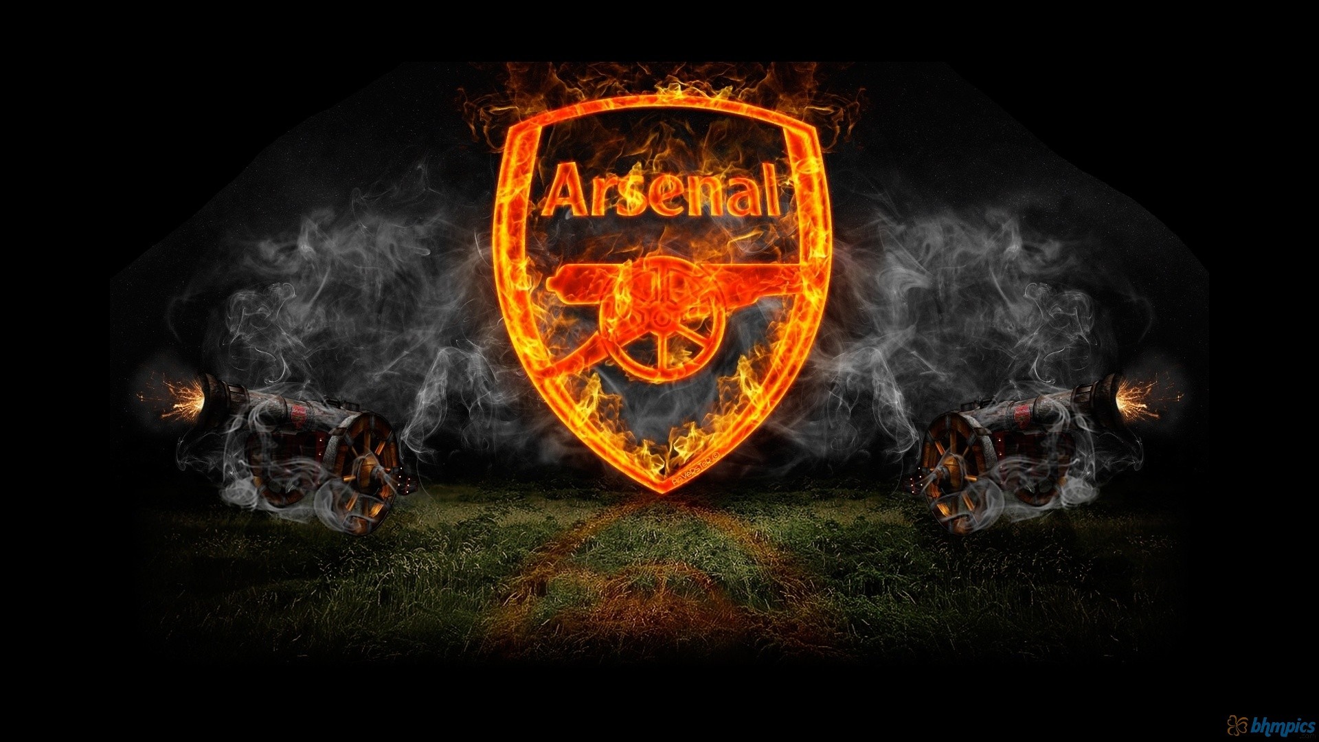 Arsenal FC Football Logo HD Wallpaper of Football   hdwallpaper2013 1920x1080