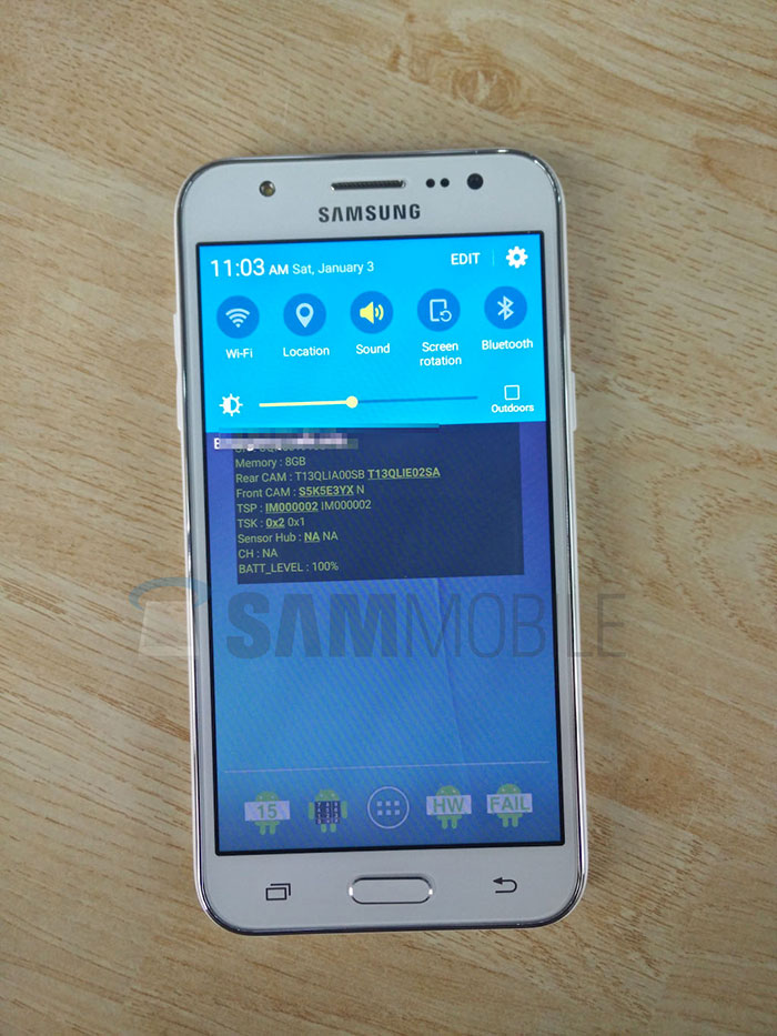 Le Samsung Galaxy J5 se dvoile en photos
