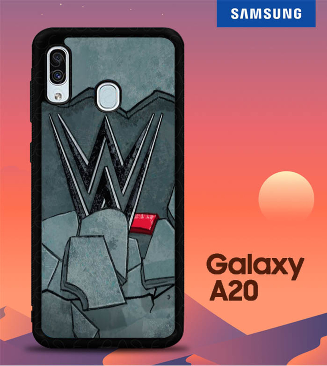 WWE wallpapers X9008 Samsung Galaxy A20 Case   Flazzy Store