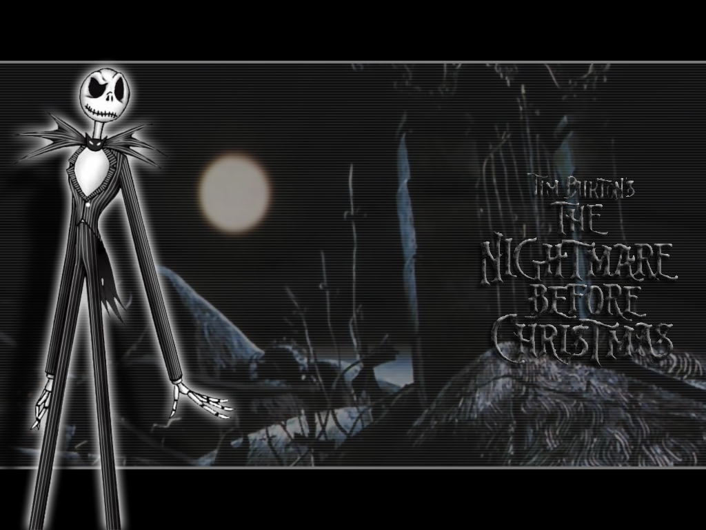  in the Woods Nightmare Before Christmas Wallpaper   Christmas Cartoon 1024x768