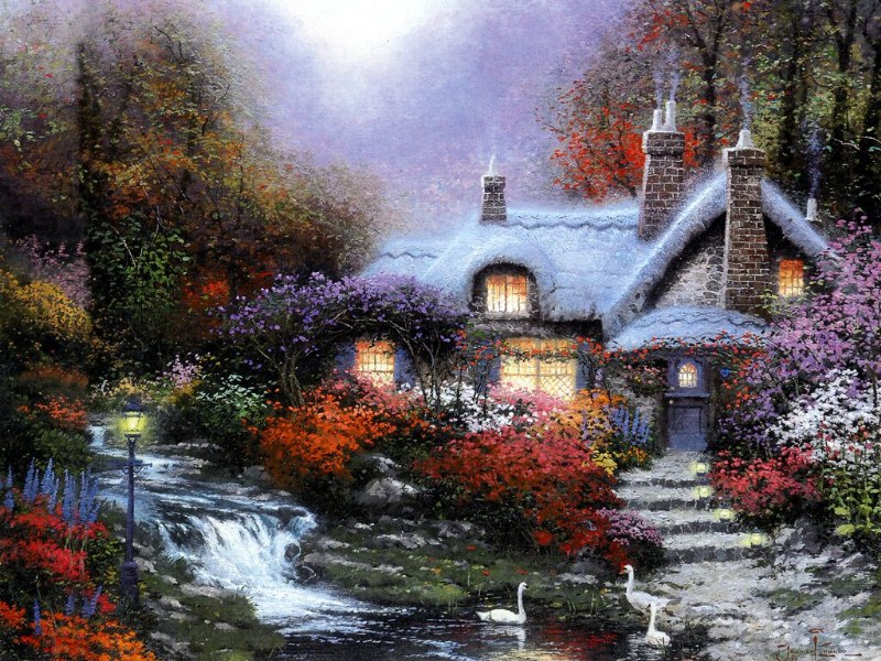 thomas kinkade disney hd wallpaperswidescreen desktop backgrounds 800x600