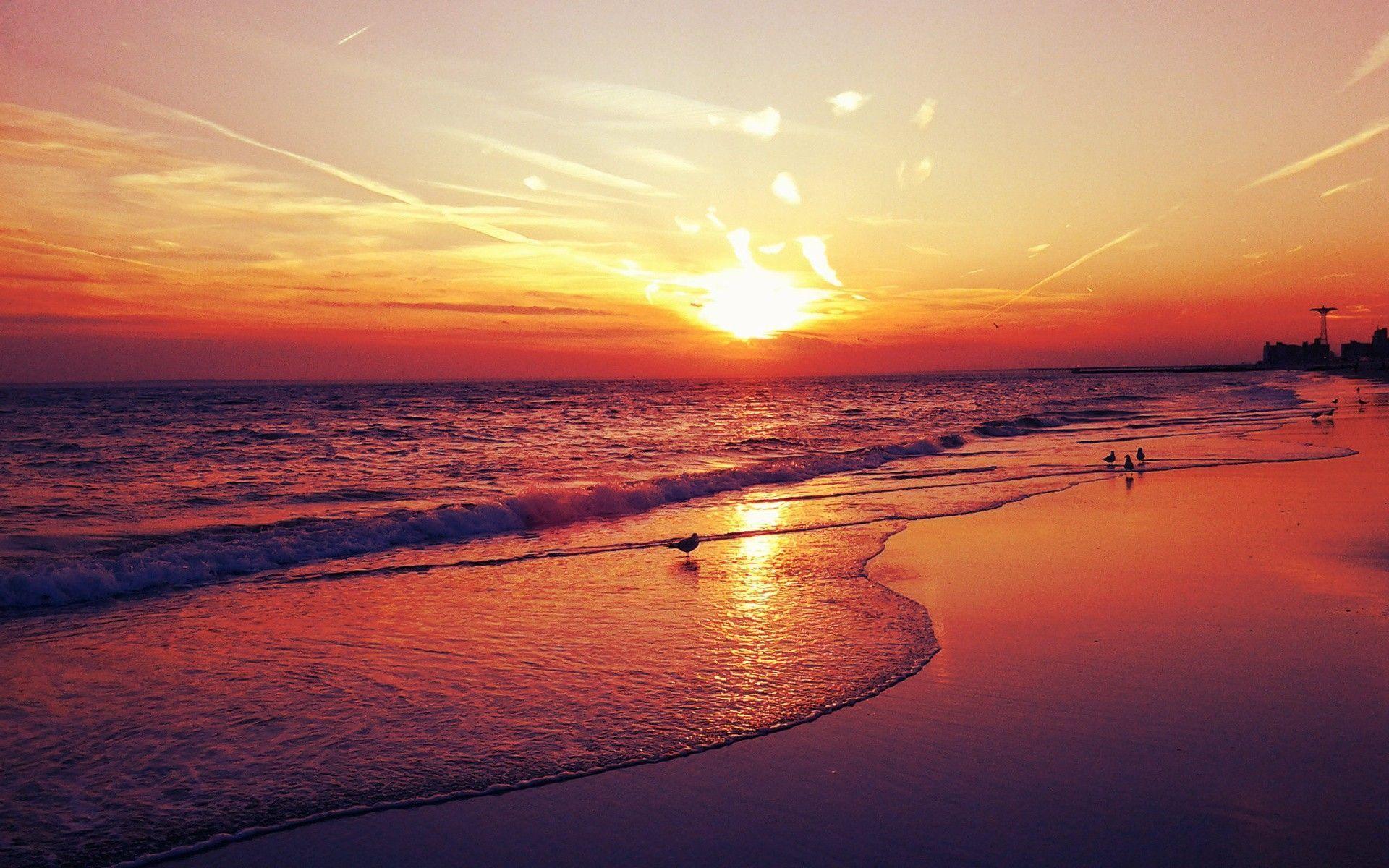 Sunset Beaches Wallpapers 1920x1200