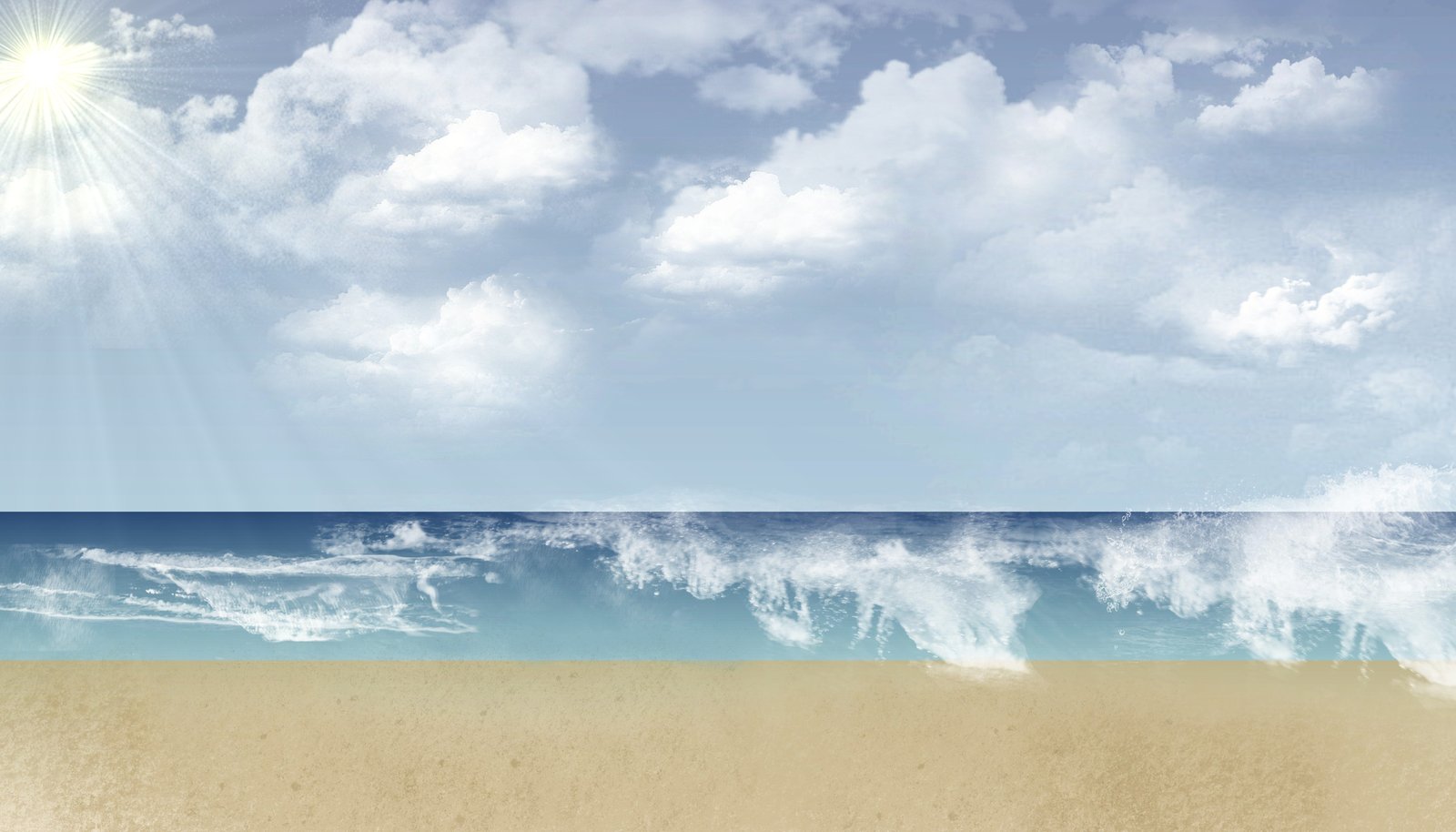 Background Summer Beach by ECVcm on deviantART 1600x914