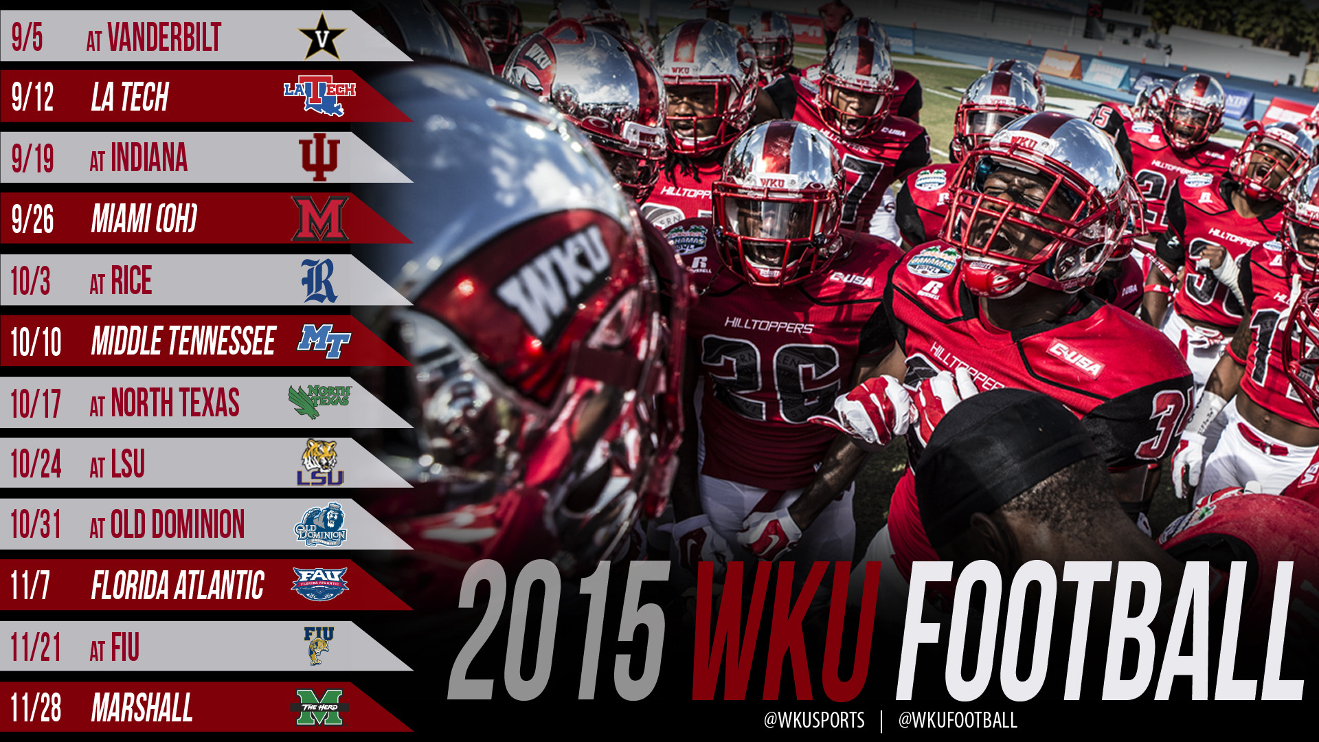 Hilltoppers Announce 2015 Football Schedule and Season Ticket Plans 1920x1080