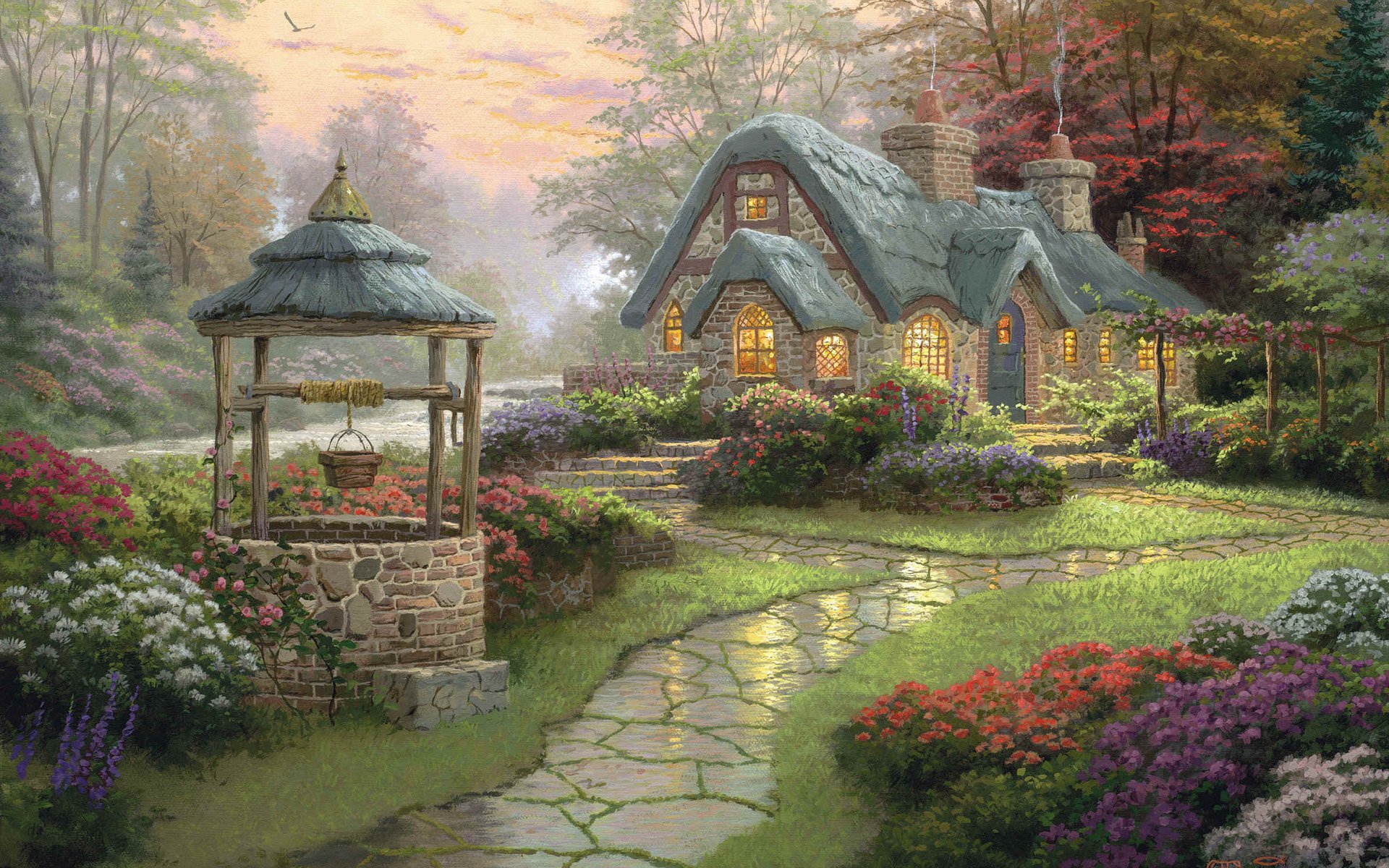 Thomas Kinkade HD Wallpaper   HD Wallpapers Backgrounds of Your Choice 1920x1200