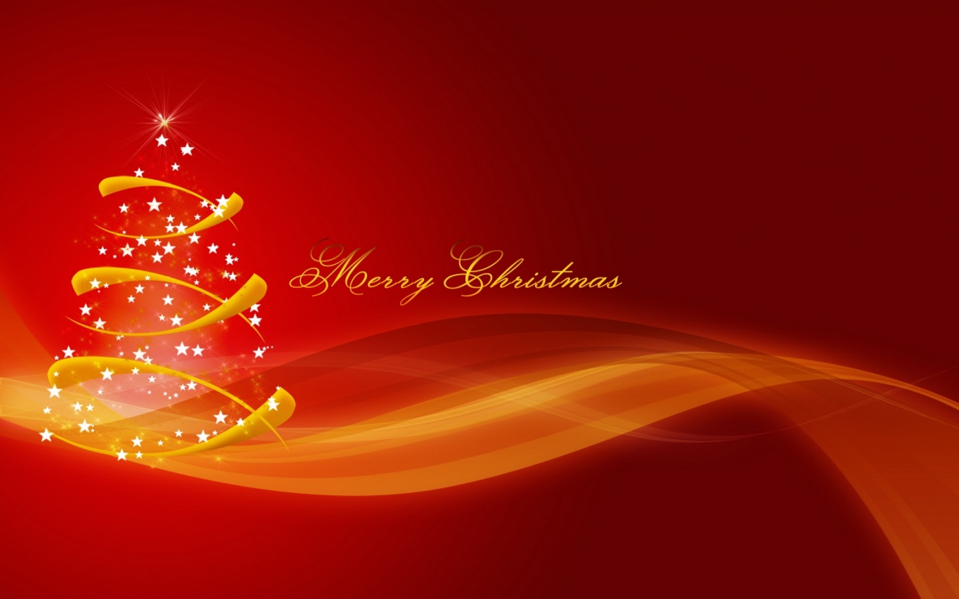 1366x768 Merry Christmas desktop PC and Mac wallpaper 1366x853