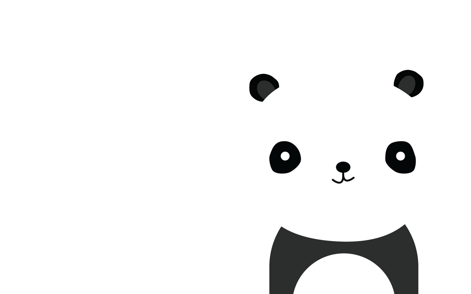 Cute panda wallpaper 1600x1000