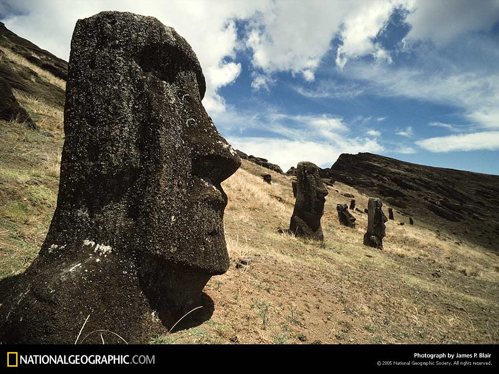Easter Island Statues Wallpapers HD Walls 1024x768