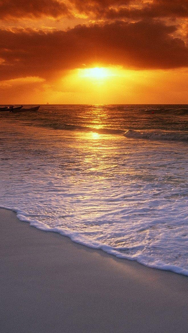Beach Sunset HD iPhone 5 Wallpapers   Part One HD Wallpapers 640x1136