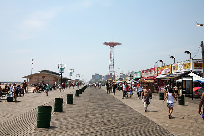 Coney Island Boardwalk   New York Pictures 660x440