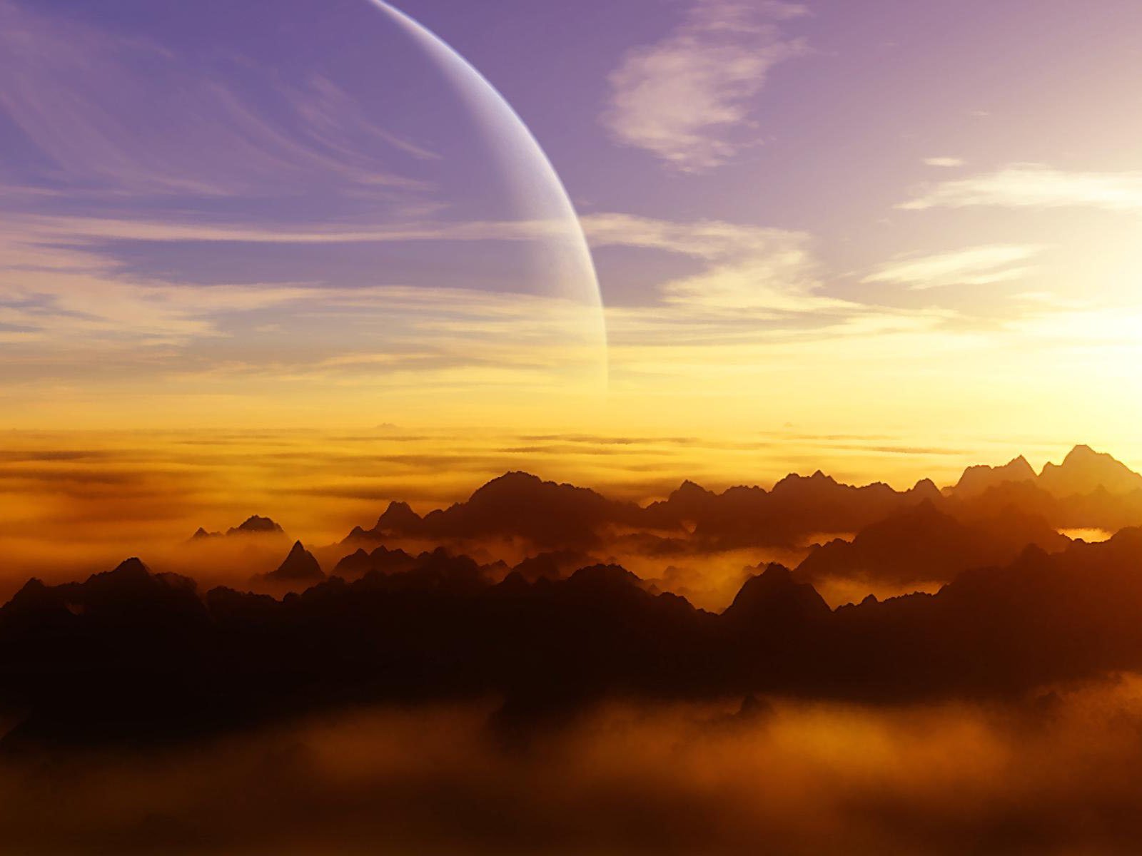 wallpapers Alien Sunset Wallpapers 1600x1200