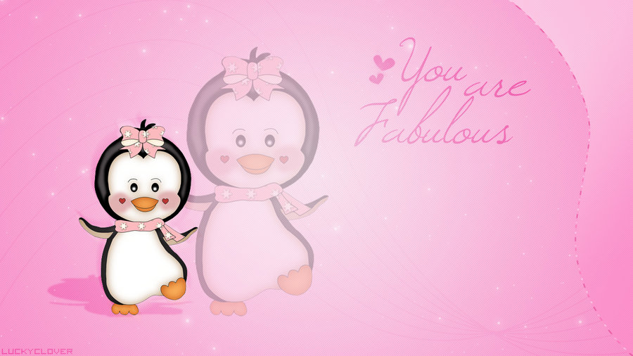 Wallpaper Cute Penguin by LauraClover 900x506