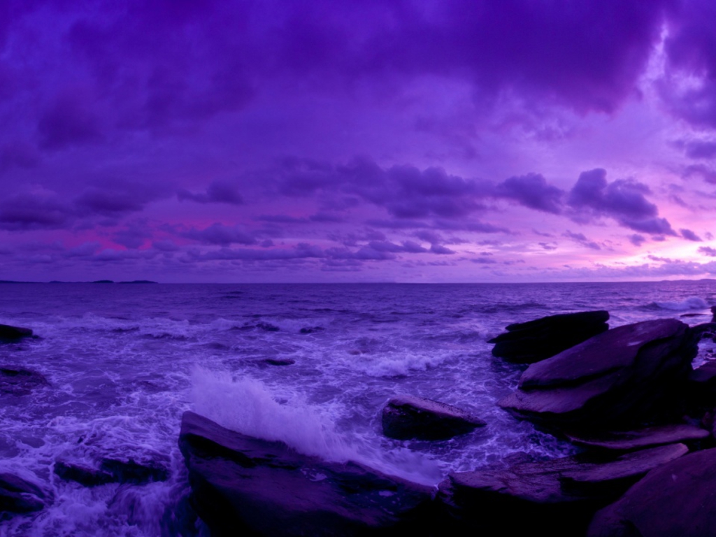 Purple Sunset Wallpapers Stocks 1024x768