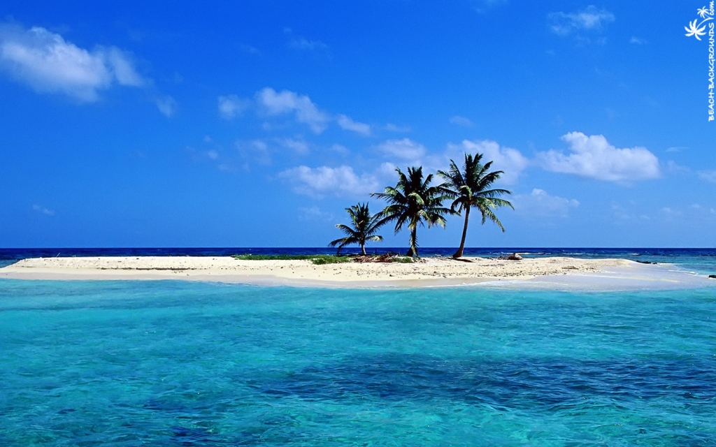 download lonely sandy beach on sunny day hd widescreen beach wallpaper 1024x640