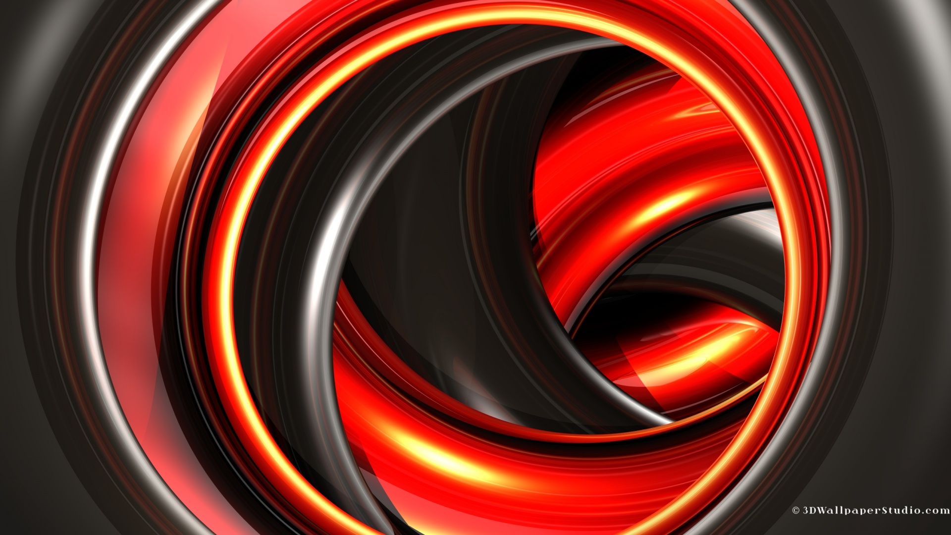 Black and red 3d abstract wallpaper in 1920x1080 screen resolution 1920x1080