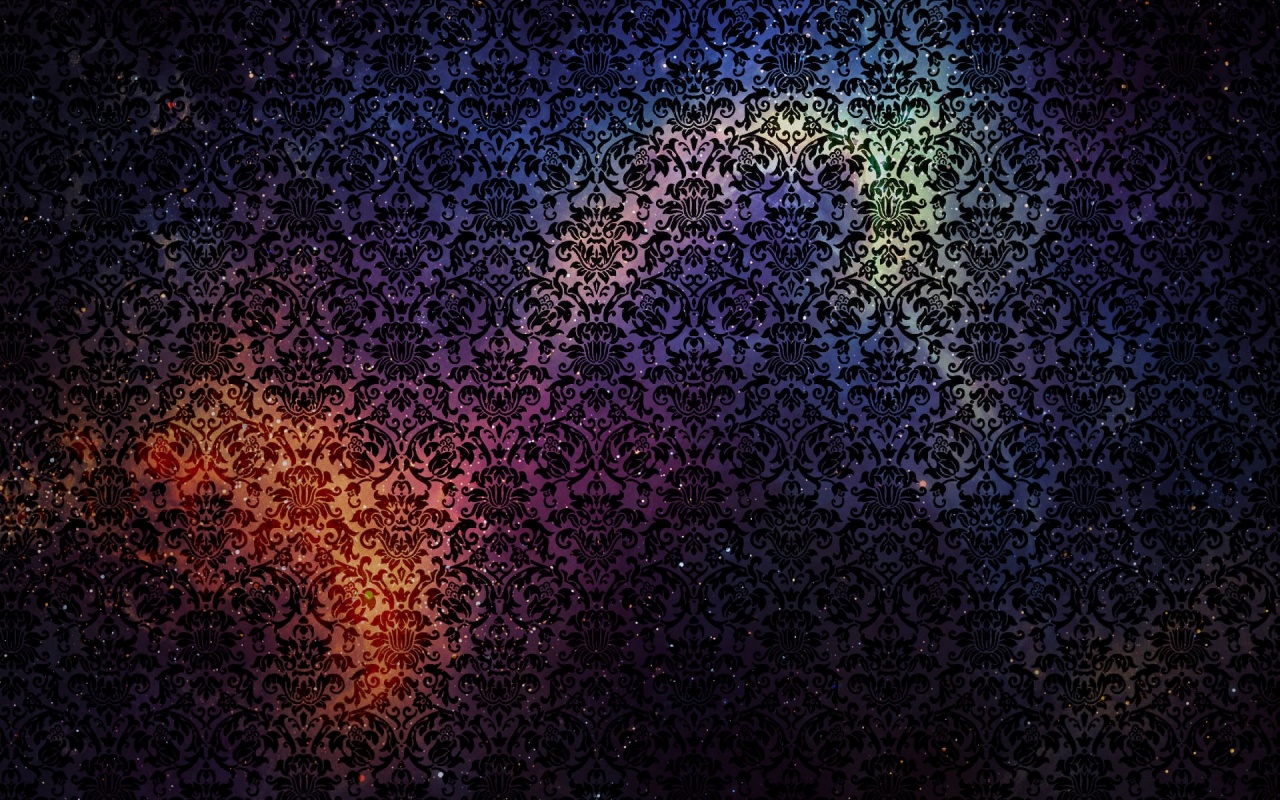 Outer Space Damask Desktop and mobile wallpaper Wallippo 1280x800