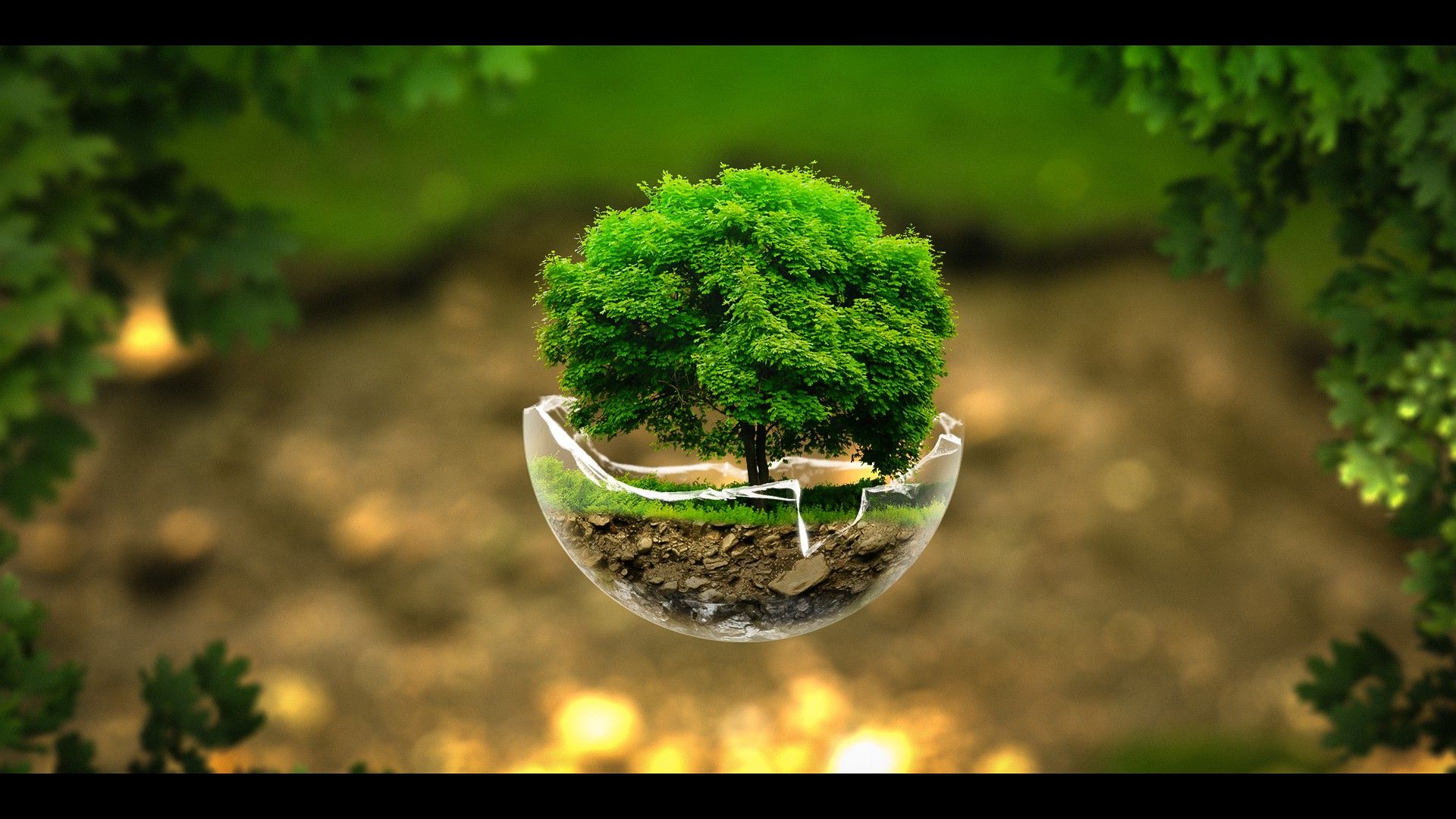 Surreal Nature Sphere HD Wallpaper FullHDWpp   Full HD Wallpapers 1920x1080