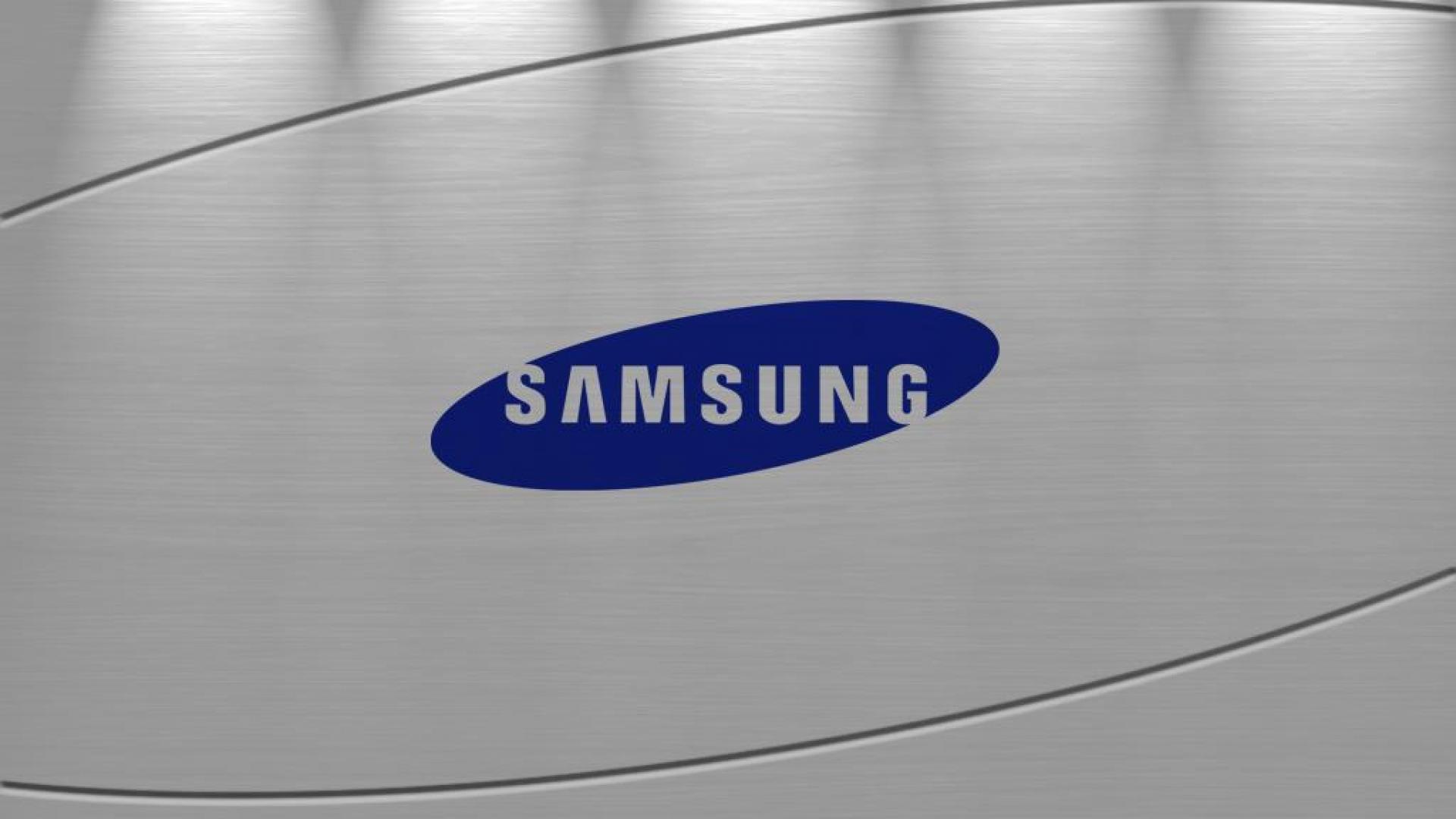 Samsung Logo on Brushed Metal   1920x1080   Full HD 169