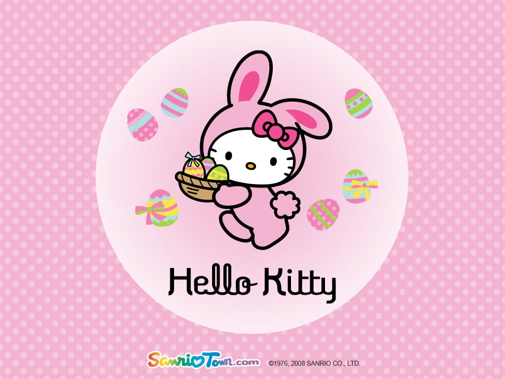 Hello Kitty Easter Wallpapers Hello Kitty Forever 1024x768