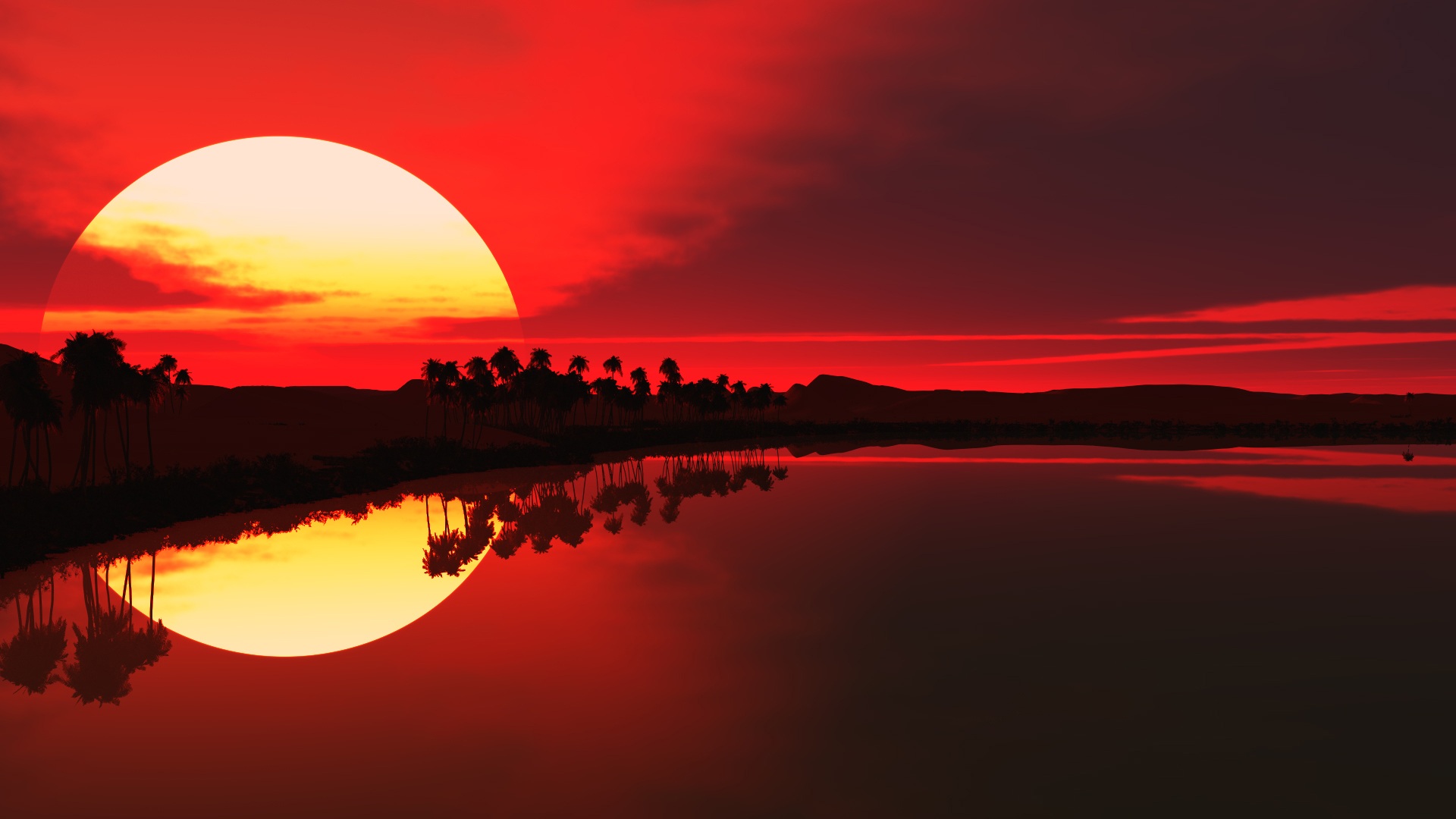 Pics Photos   Hd Sunset Wallpaper 1920x1080