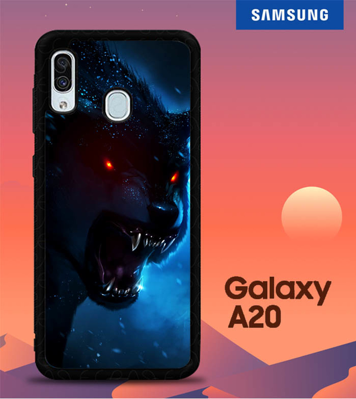 Wolf Wallpaper L0470 Samsung Galaxy A20 Case   Flazzy Store