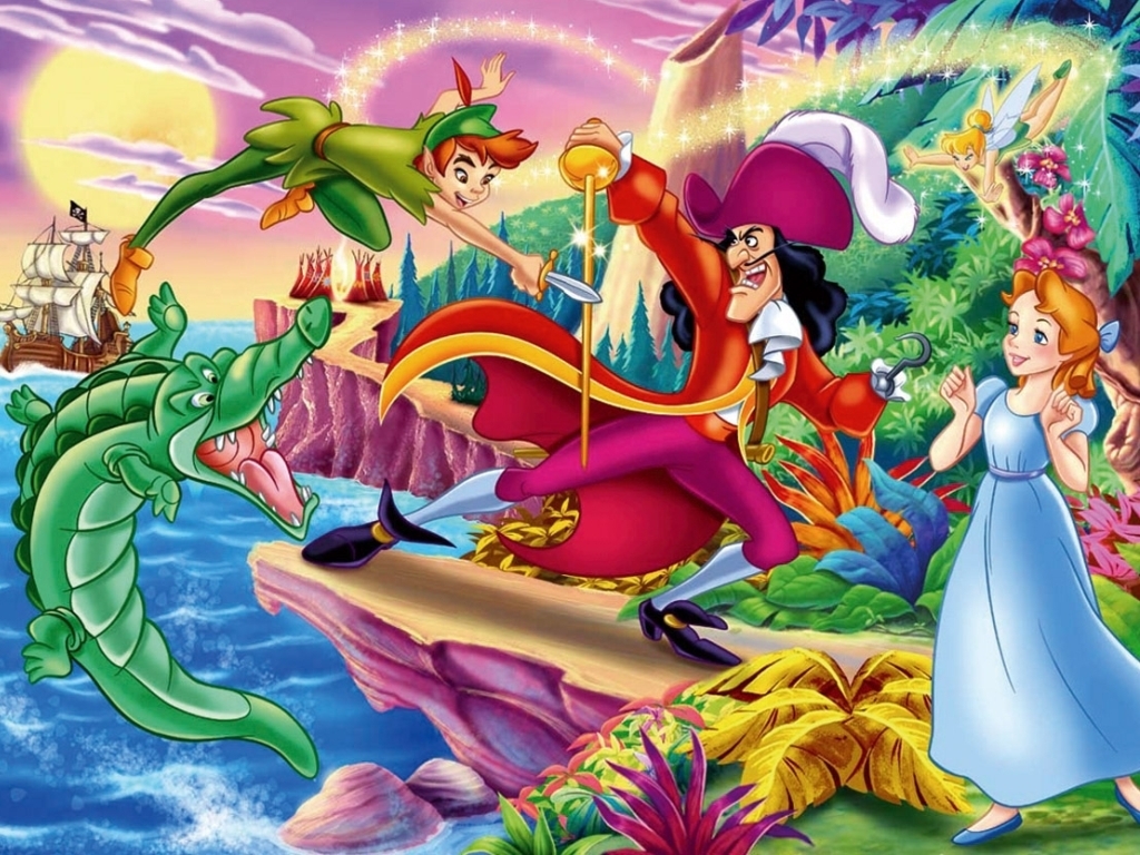  Pan Wallpaper disney character Peter Pan Cartoon Characters Pictures 1024x768