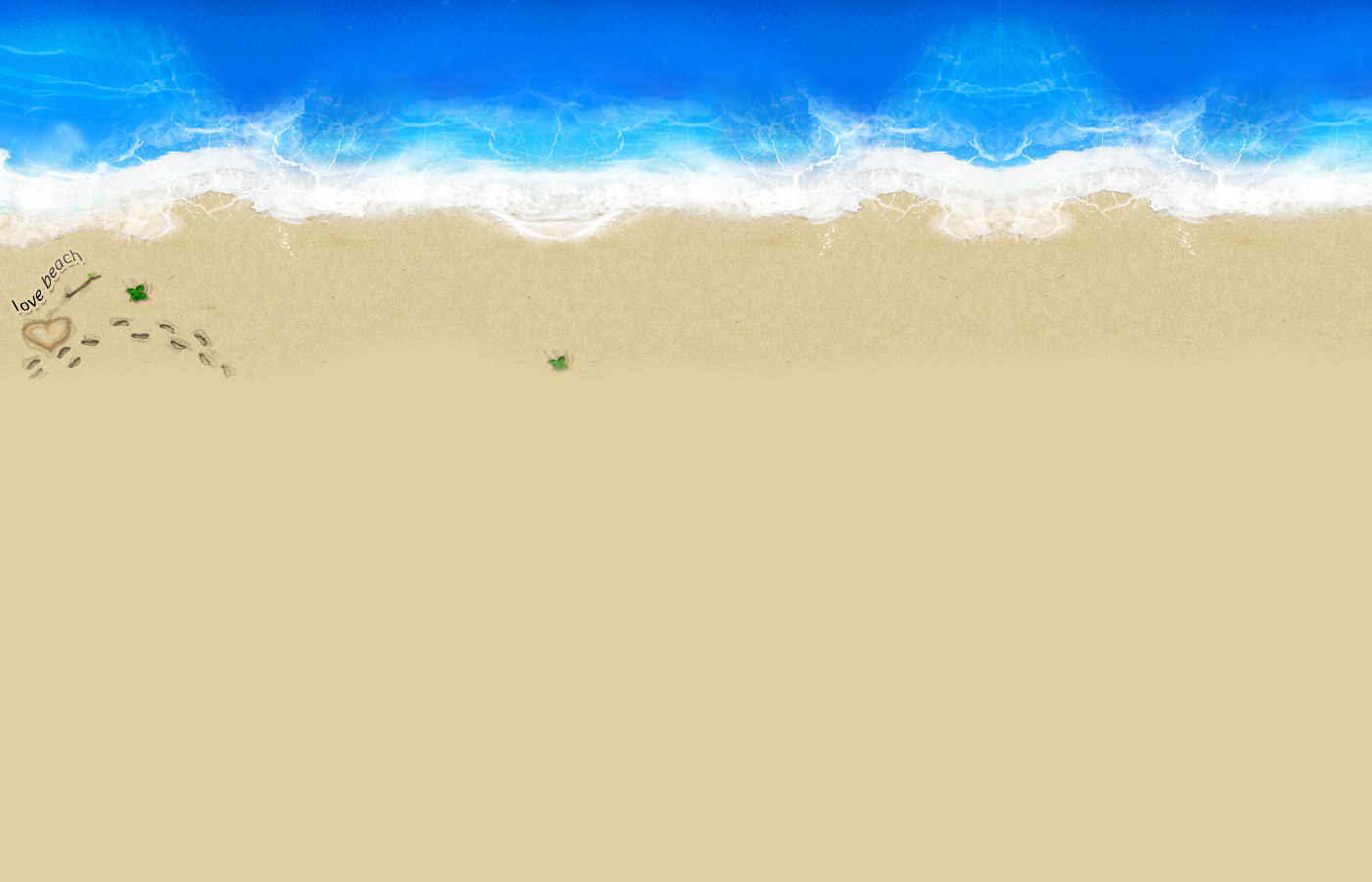 Love The Beach Twitter Backgrounds I Love The Beach Twitter Themes 1400x900