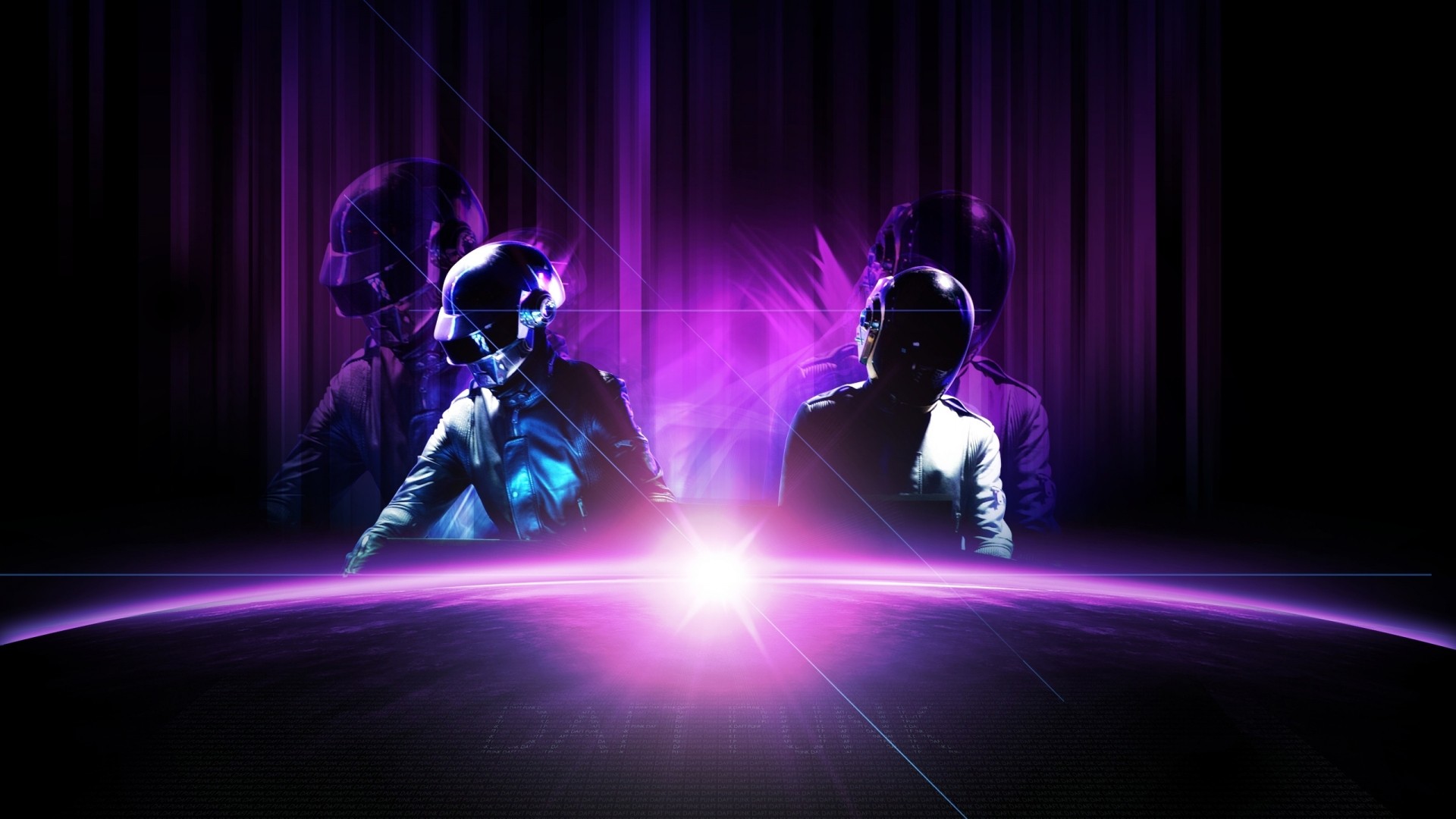 Abstract Music Wallpaper 1920x1080 Abstract Music Daft Punk 1920x1080