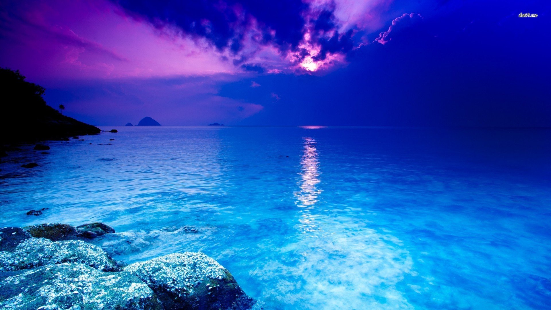 Blue ocean wallpaper   Beach wallpapers   14710 1920x1080