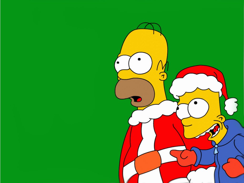 Simpsons The Christmas   HD Wallpapers Widescreen   1024x768 1024x768