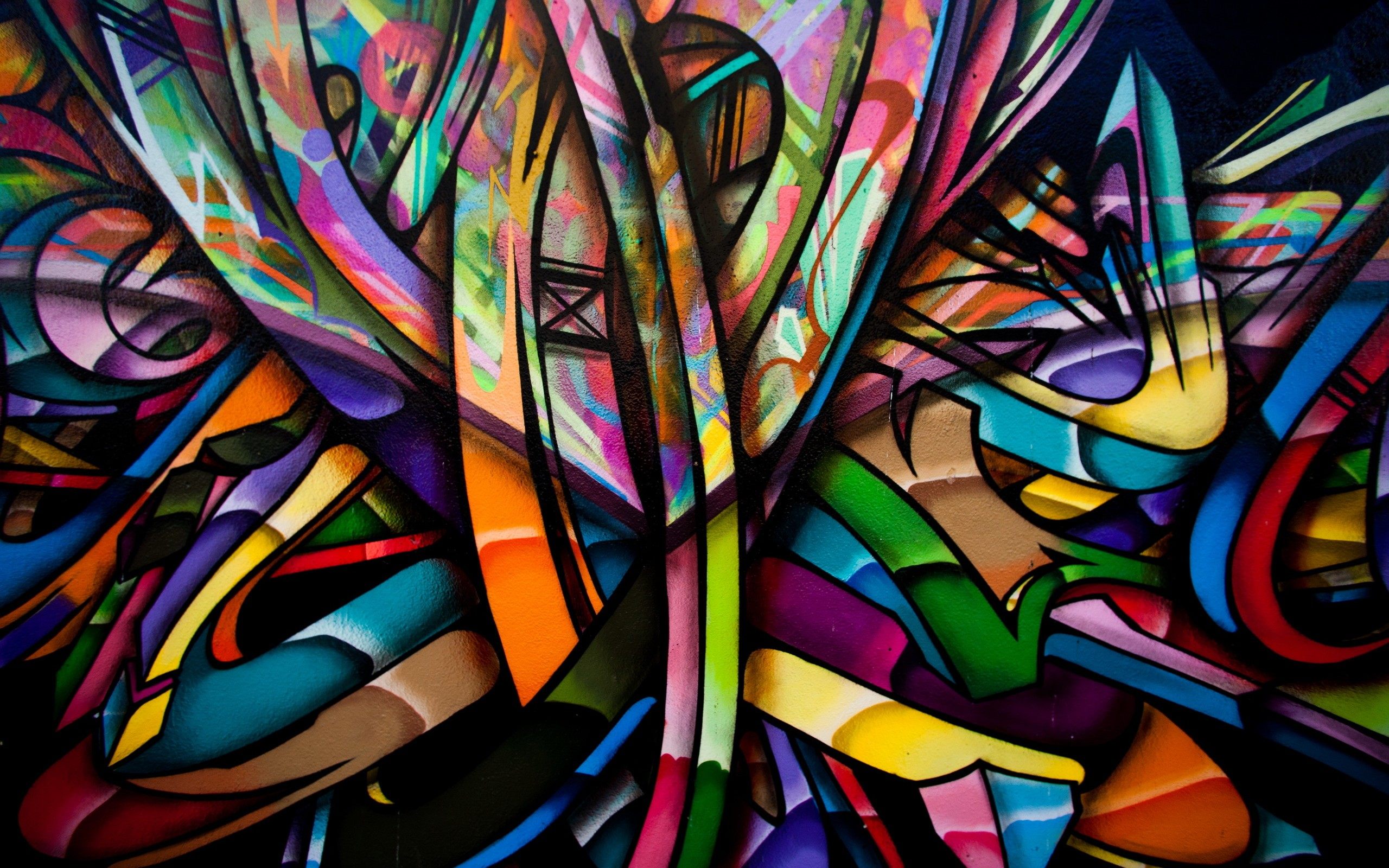 Abstract Graffiti Wallpaper 2560x1600