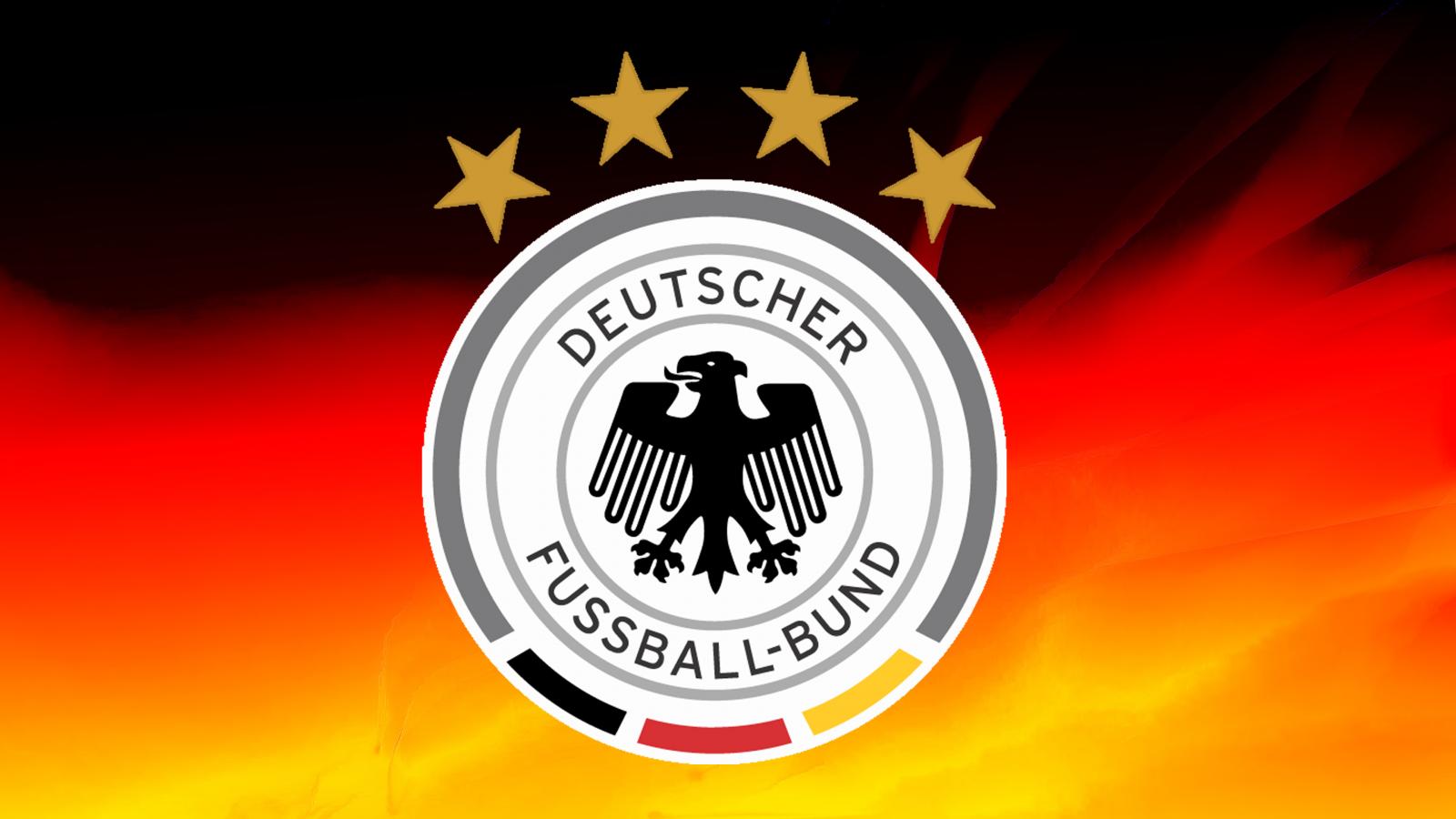 Germany Football Logo Wallpaper with 4 Stars and National 1600x900