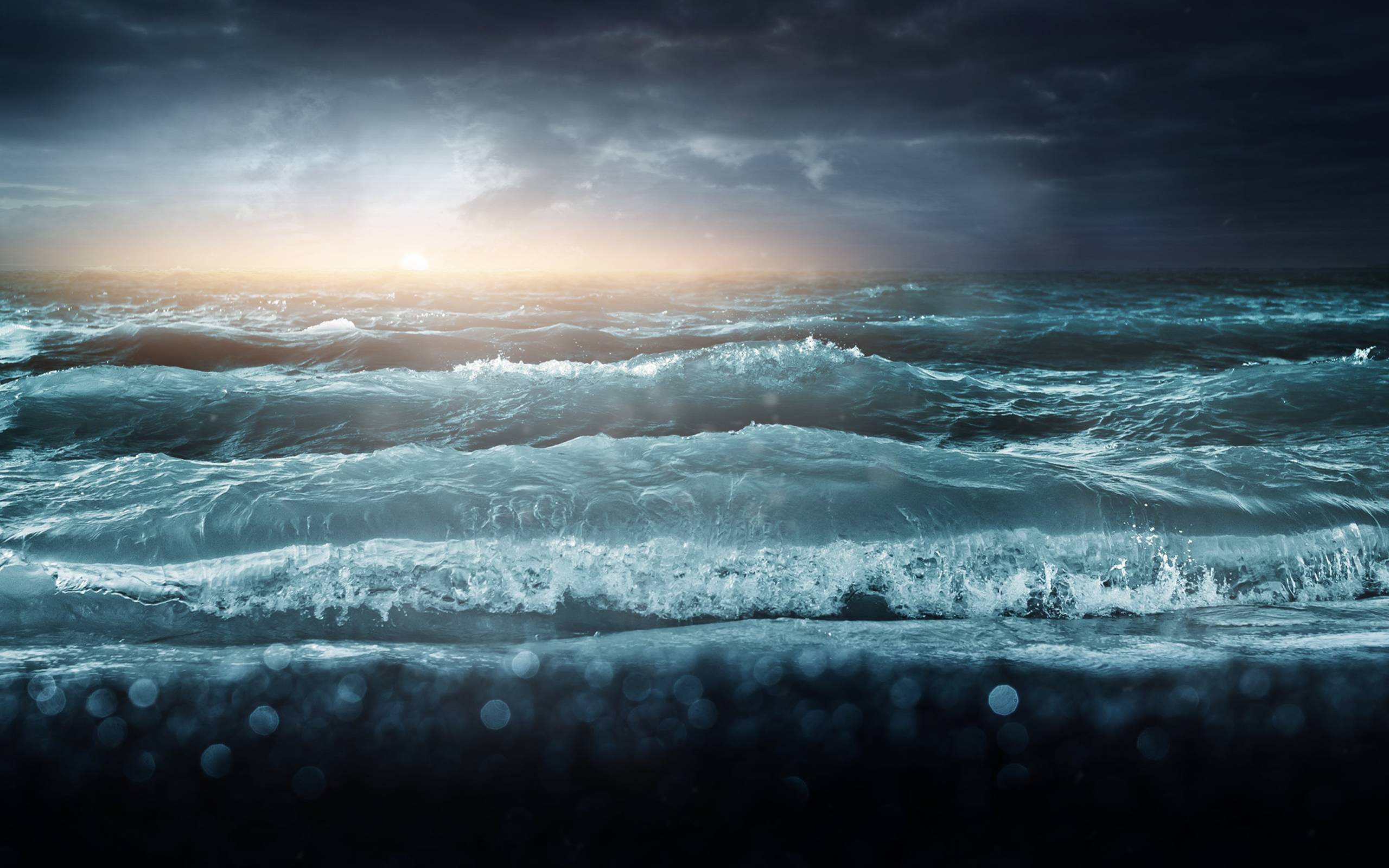 Stormy Ocean Wallpapers 2560x1600