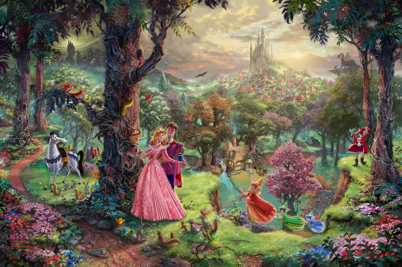 Painter Thomas Kinkade Dies at Age 54 The Disney Blog 1600x1066