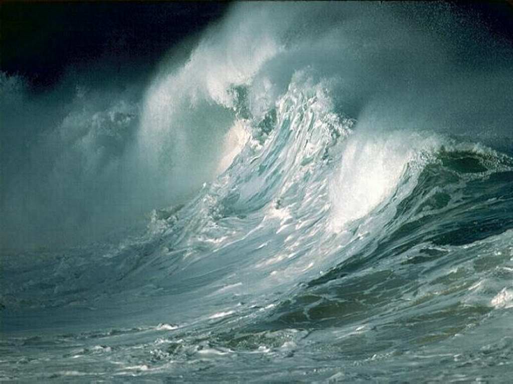 Stormy Ocean Wallpapers 1024x768