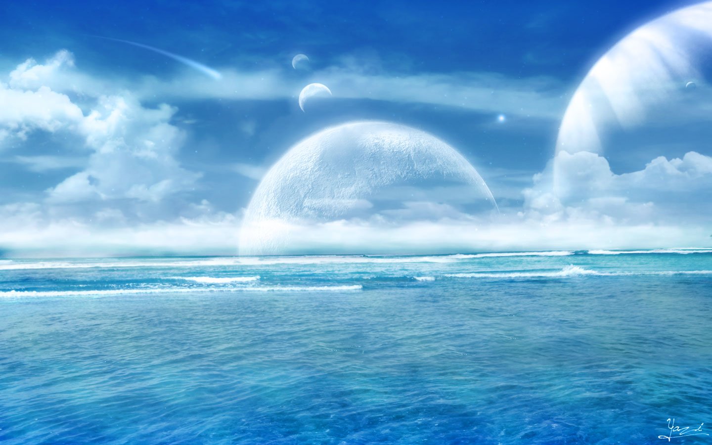  Magical Ocean Horizon Widescreen Wallpaper Hd Wide Desktop Background 1440x900