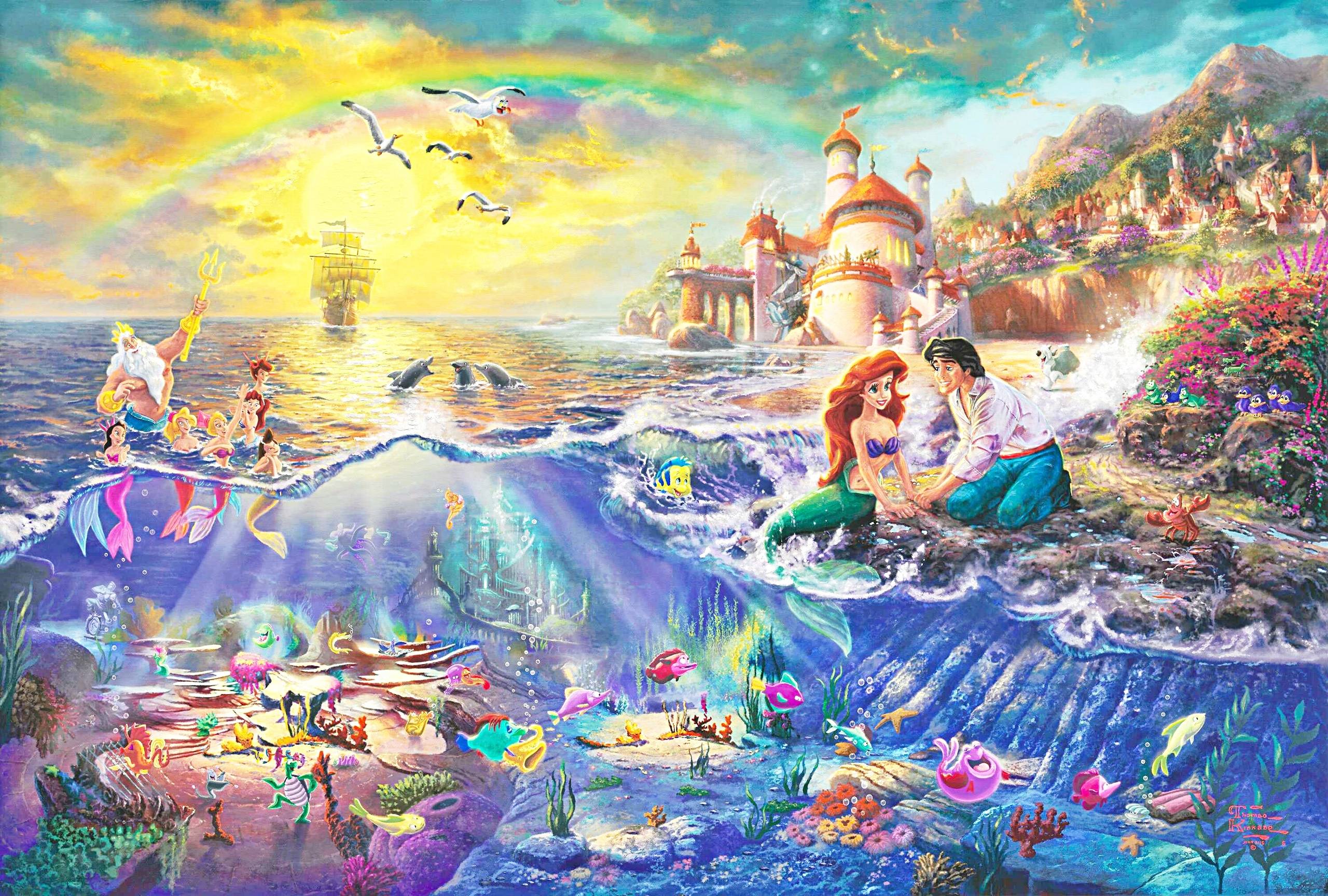 Thomas Kinkade Disney Wallpapers 2560x1727