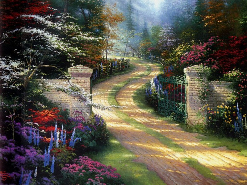 thomas kinkade disney hd wallpaperswidescreen desktop backgrounds 800x600