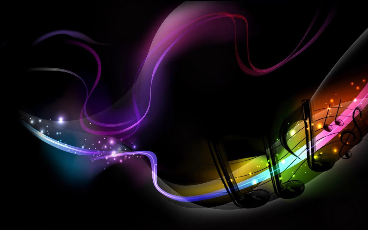 Abstract Desktop Wallpaper Music abstract 1280x800