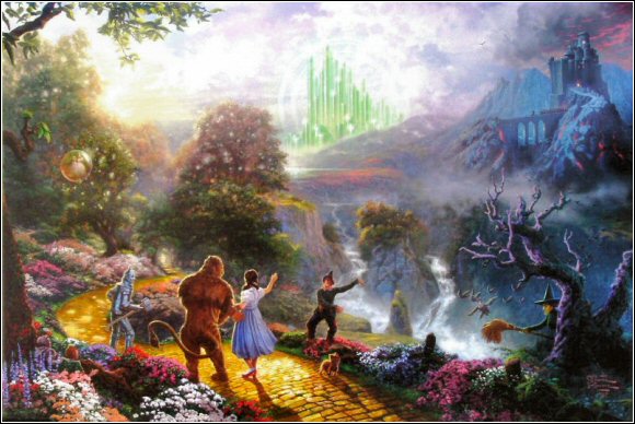 Thomas Kinkade Disney Wallpaper 580x388