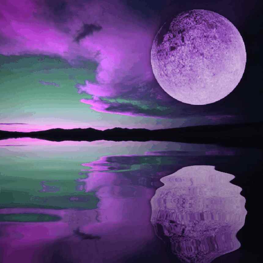 Purple Moon Sunset 860x860