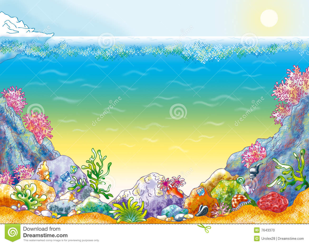 Cartoon Ocean Floor Background Images Pictures   Becuo 1300x1032