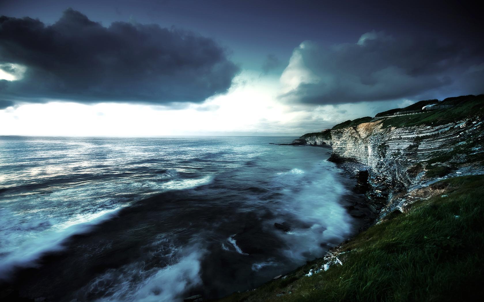 Stormy Ocean Wallpapers 1680x1050