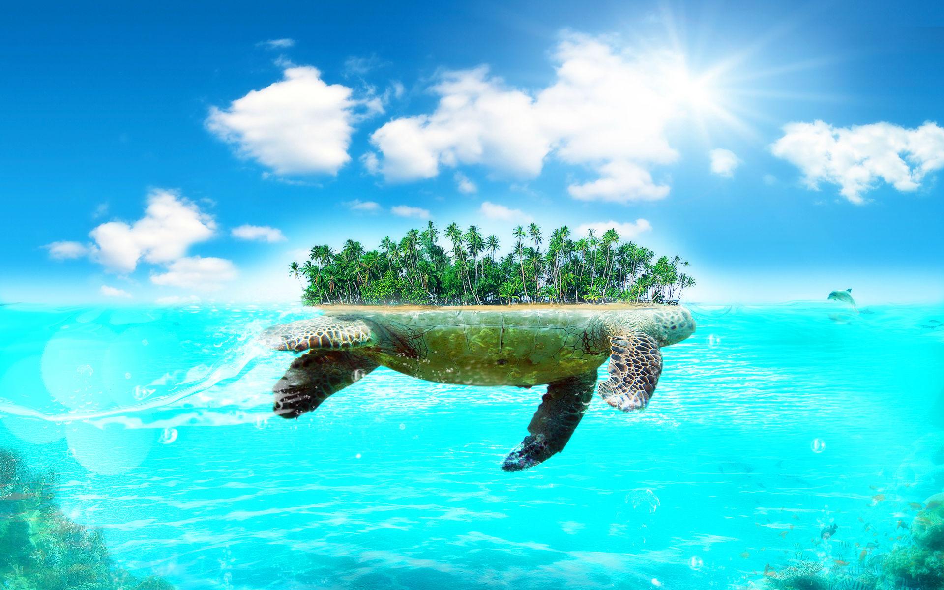 hd wallpapers turtle island beautiful large wallpaper desktop 1920 1920x1200