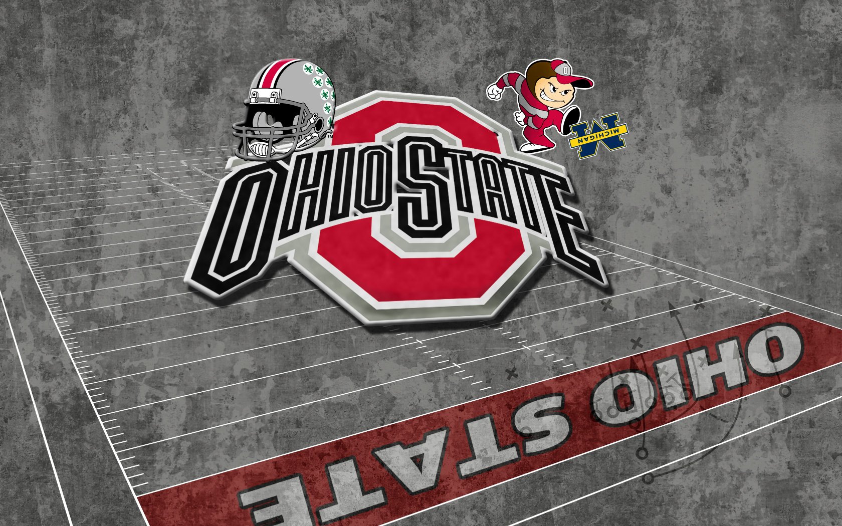 Celebrate The Game With Ohio State amp Michigan Wallpapers 1680x1050