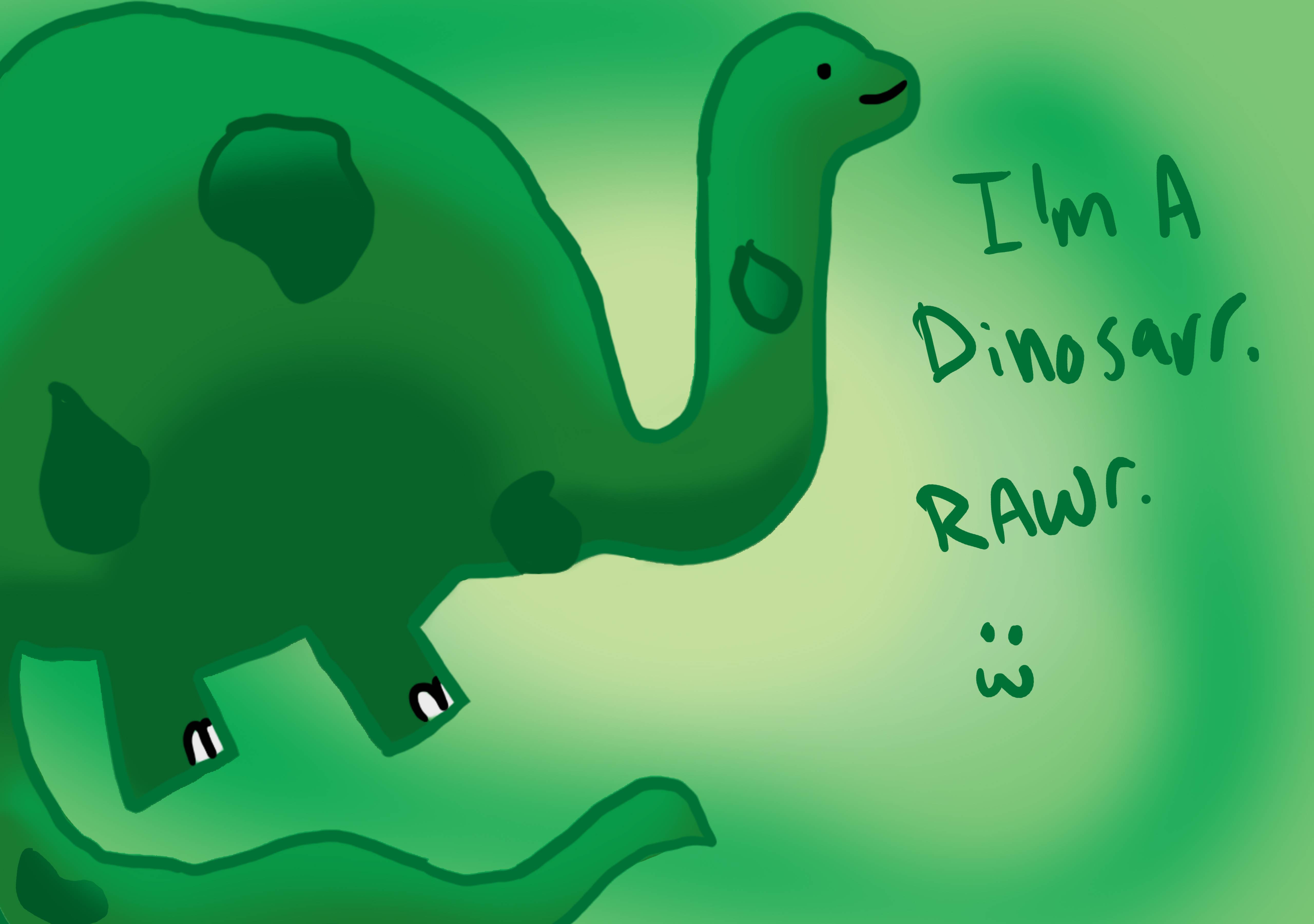 Cute Dinosaur Wallpaper 5120x3600