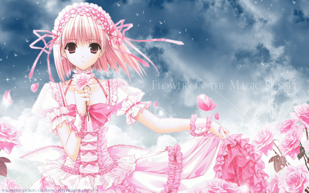 cute anime wallpapers Cute girl anime wallpaper 1024x640