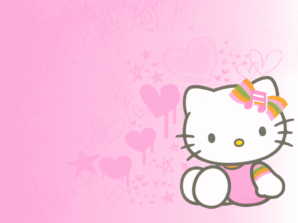 Cute Hello Kitty Backgrounds wallpaper wallpaper hd background 1024x768