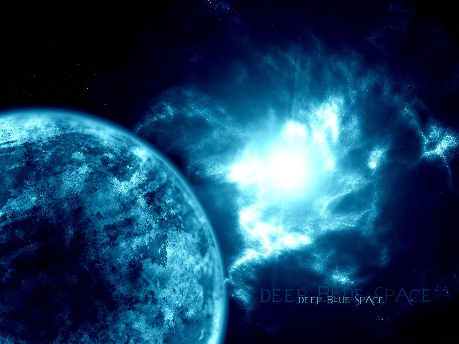 wallpaper Blue Space Wallpapers 1600x1200